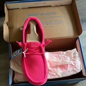 Hey Dude Neon Pink Loafer